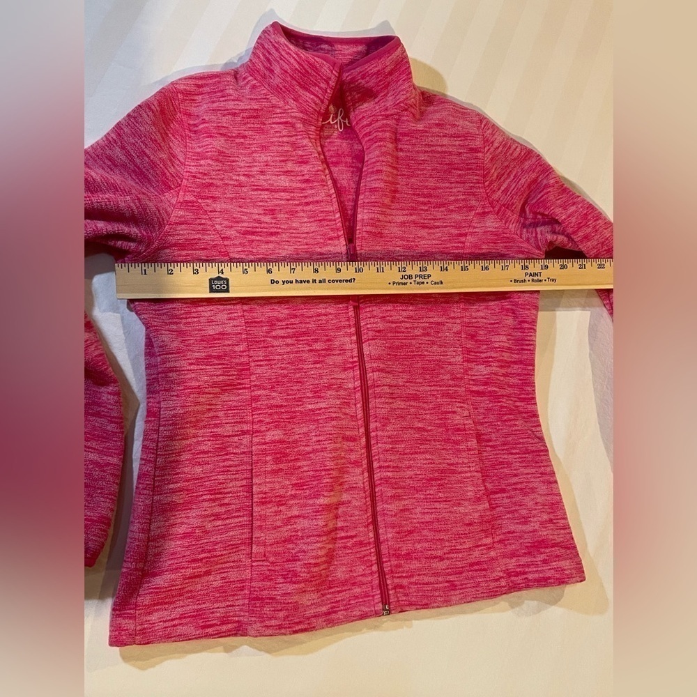 Made for Life Ladies Zip up Sweater, Small, Pink,  EUC - Picture 11 of 12